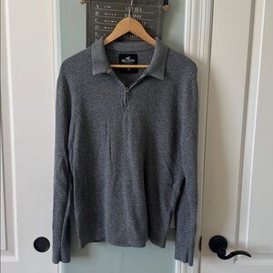 Hollister Charcoal Knit Pullover